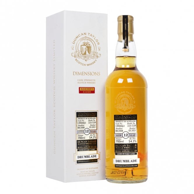 Drumblade 2008 12 Year Old Cask 14900063 Dimensions P8986 14871 Medium
