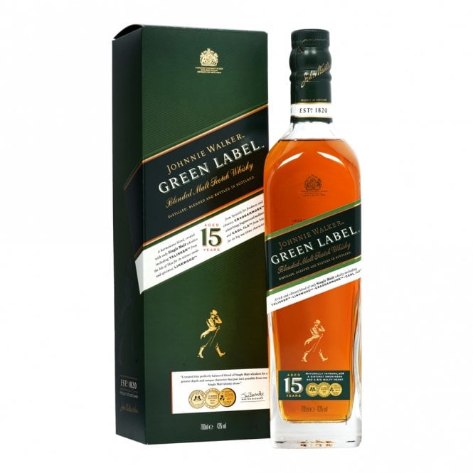 johnnie walker green label 15 year old